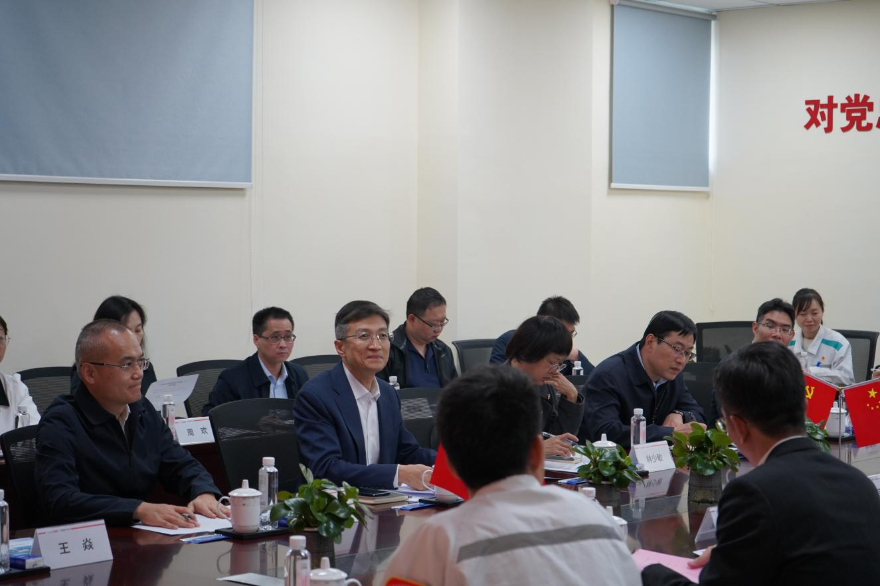 广州市生态环境局党组书记、局长王保森带队调研广州市环境保护技术有限公司