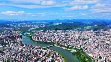 流溪河穿过从化城区